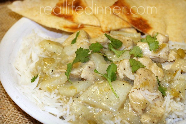 Green Curry with Chicken and Potatoes