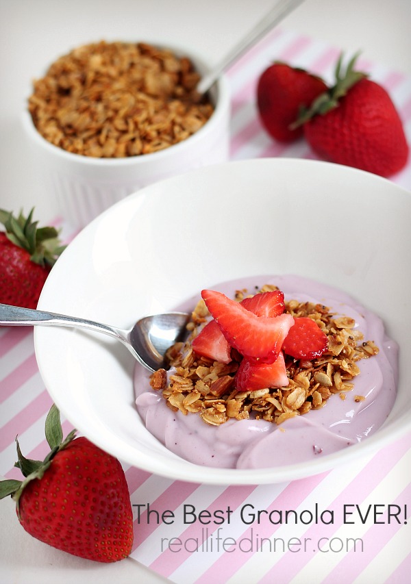 Crunchy, delicious and full of healthy goodness...BEST granola EVER!