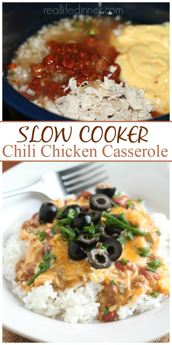Slow Cooker Chili Chicken Casserole Recipe