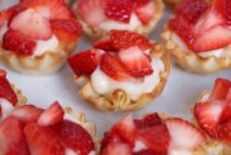 Amazing Strawberry Cheesecake Puff pastry tart