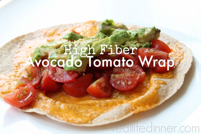 High-Fiber-Avacado-and-Tomato-Wrap-