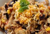 Chicken-taco-and-rice-skillet-dinner-recipe-one-pot-meal