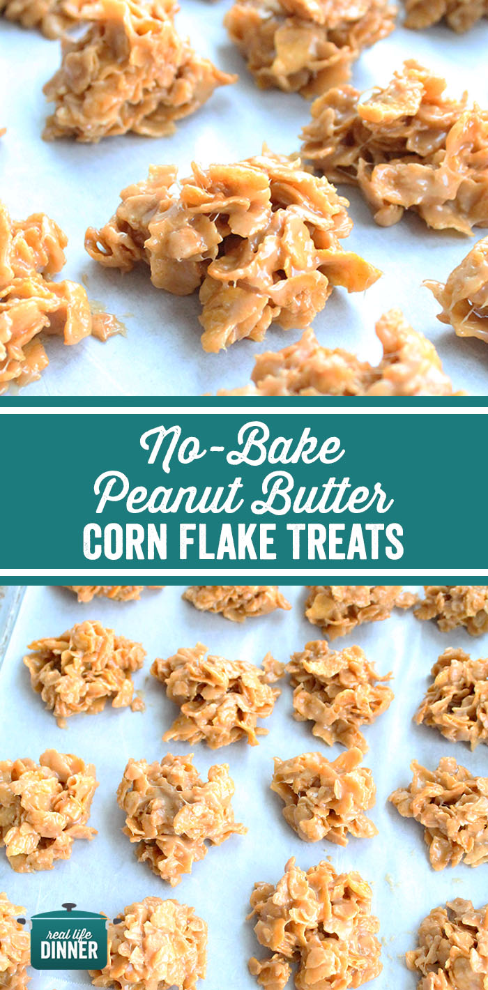 No-Bake-Peanut-Butter-Corn-Flake-Treats-Collage