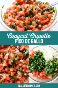 Copycat Chipotle Pico de Gallo - Real Life Dinner