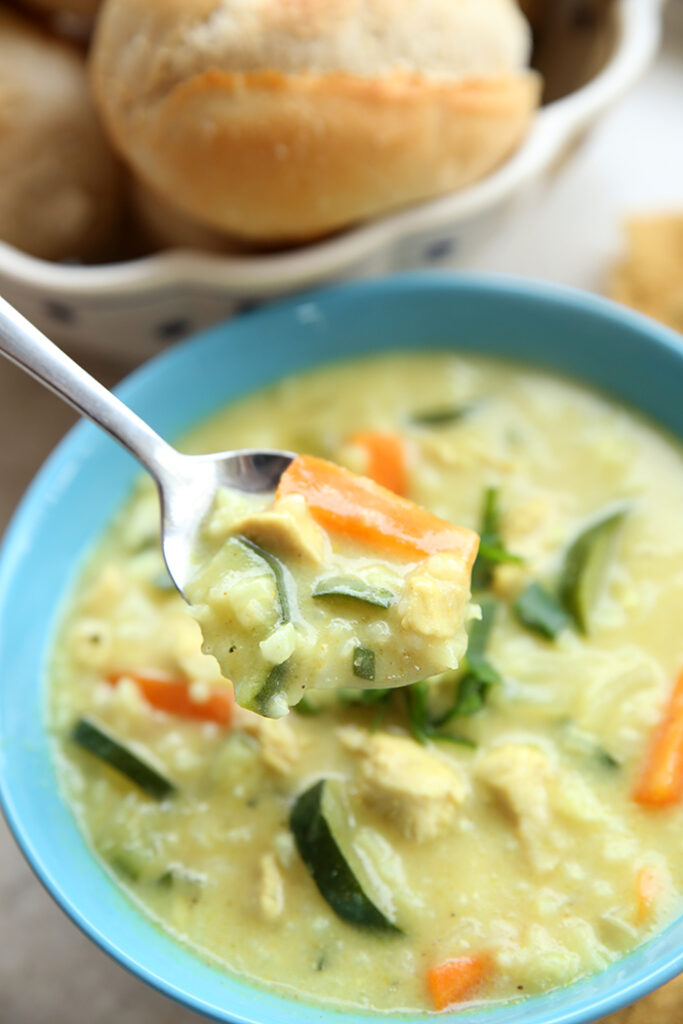 Chicken Curry and Rice Soup - Real Life Dinner