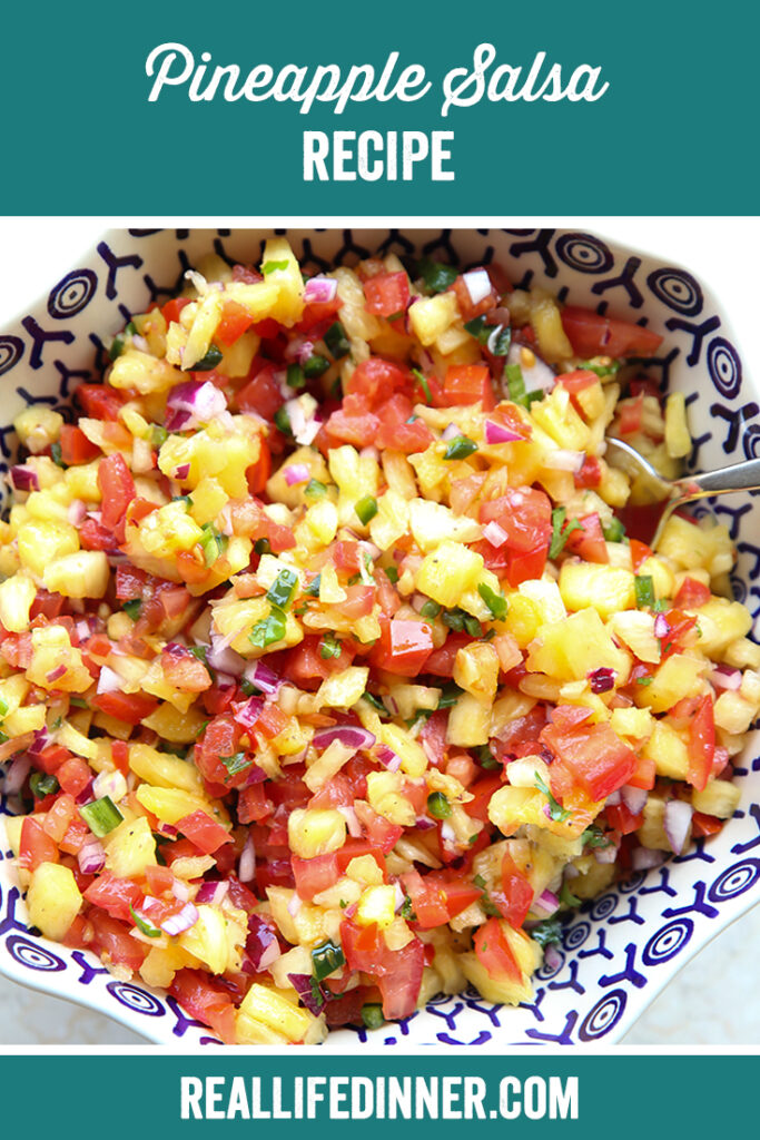 Pineapple Salsa Recipe Real Life Dinner