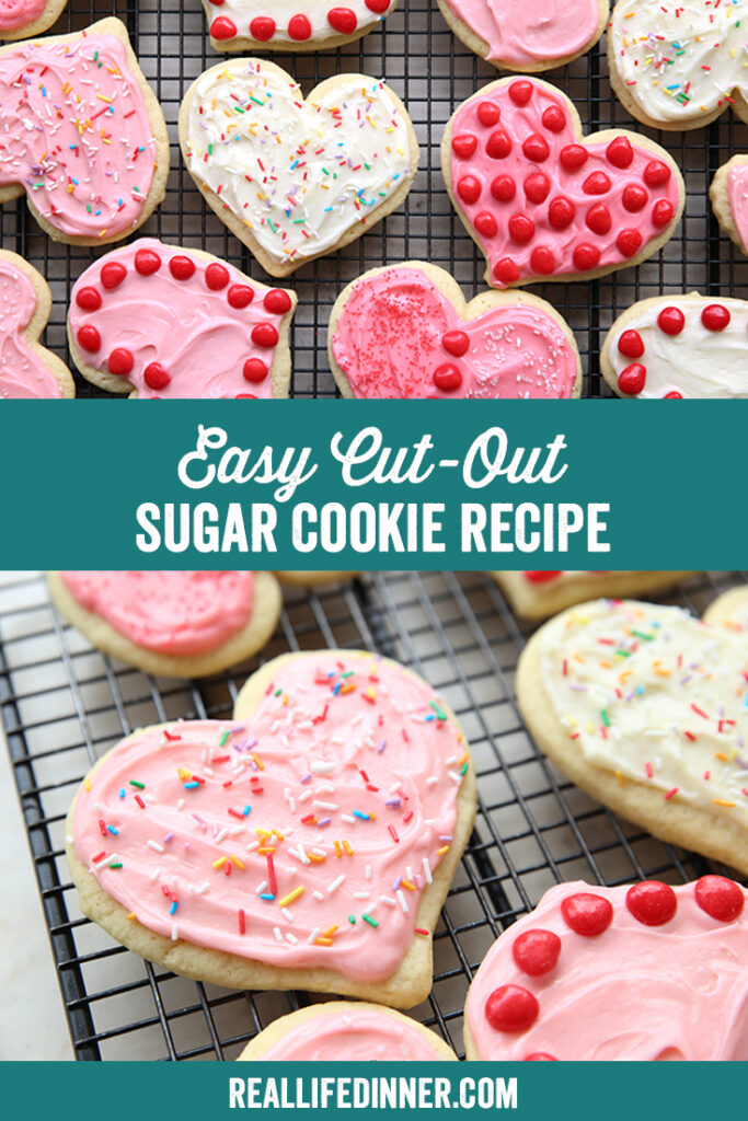 Easy CutOut Sugar Cookie Recipe Real Life Dinner