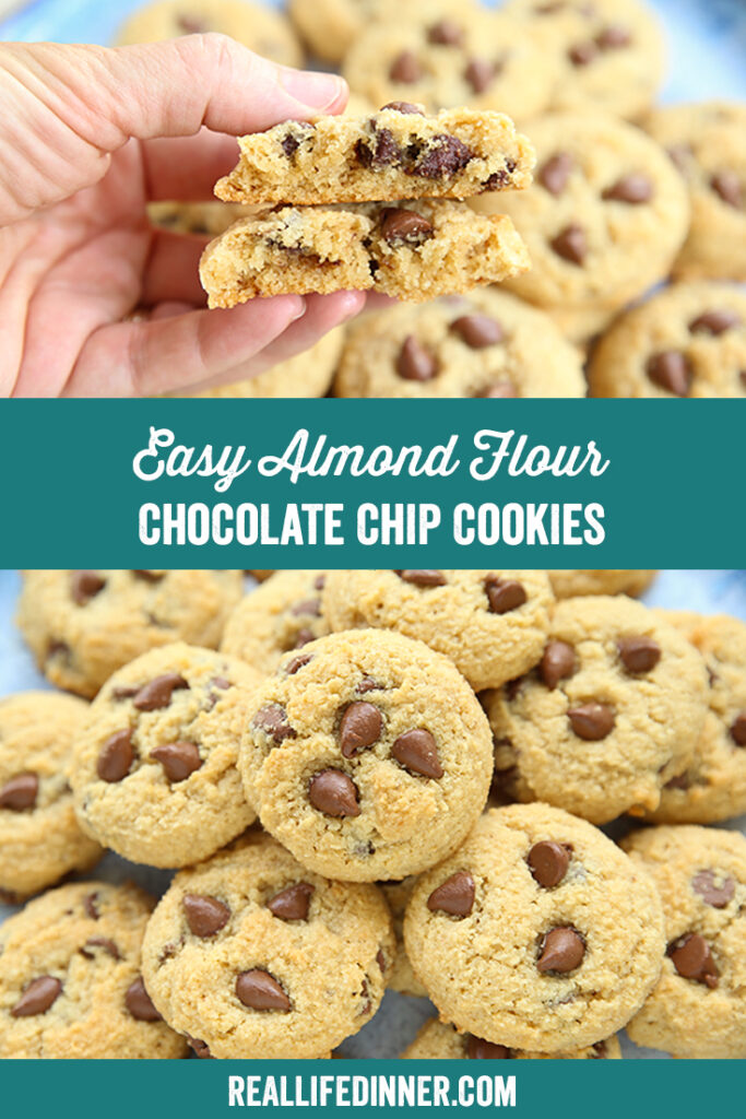 Easy Almond Flour Chocolate Chip Cookies Real Life Dinner