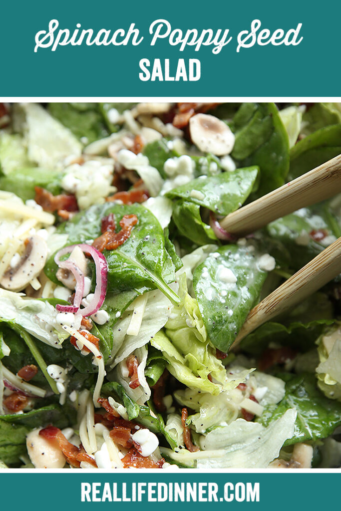Spinach Poppy Seed Salad Real Life Dinner