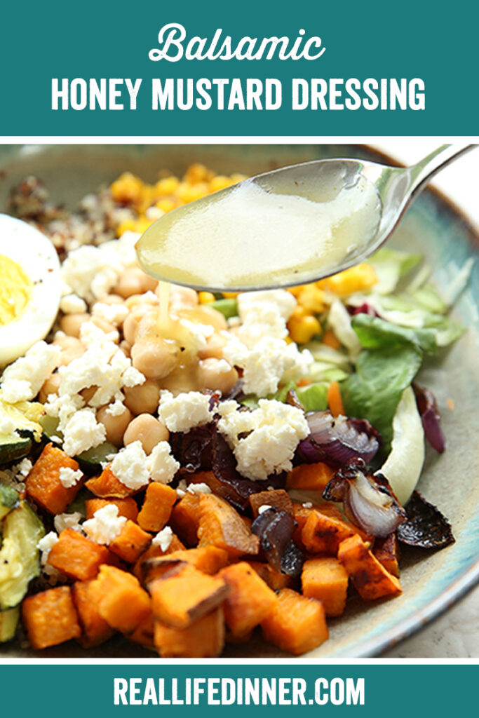 White Balsamic Honey Mustard Dressing Real Life Dinner