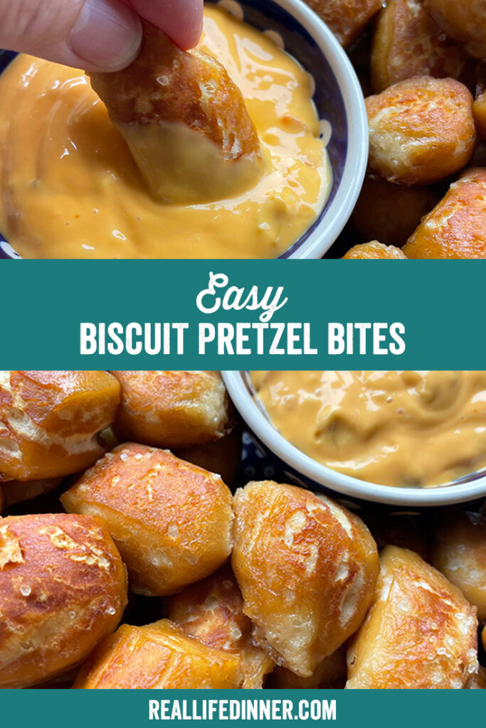 Easy Biscuit Pretzel Bites Real Life Dinner